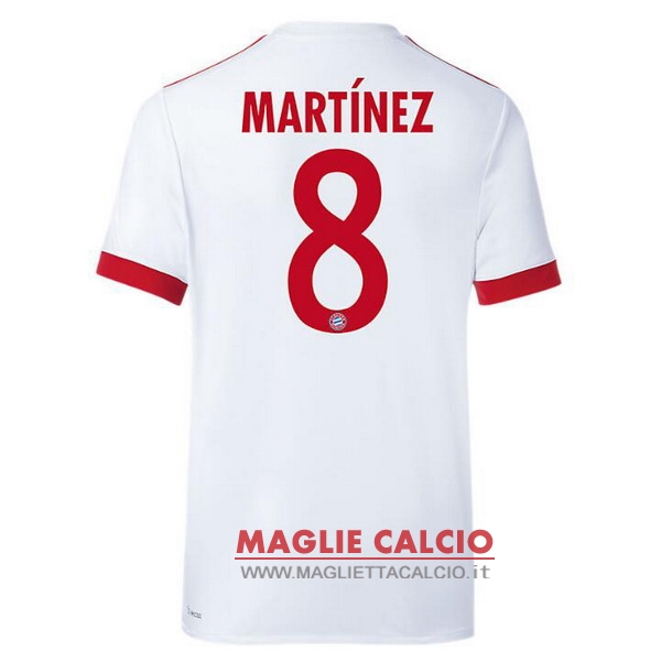 nuova maglietta bayern munich 2017-2018 martinez 8 terza